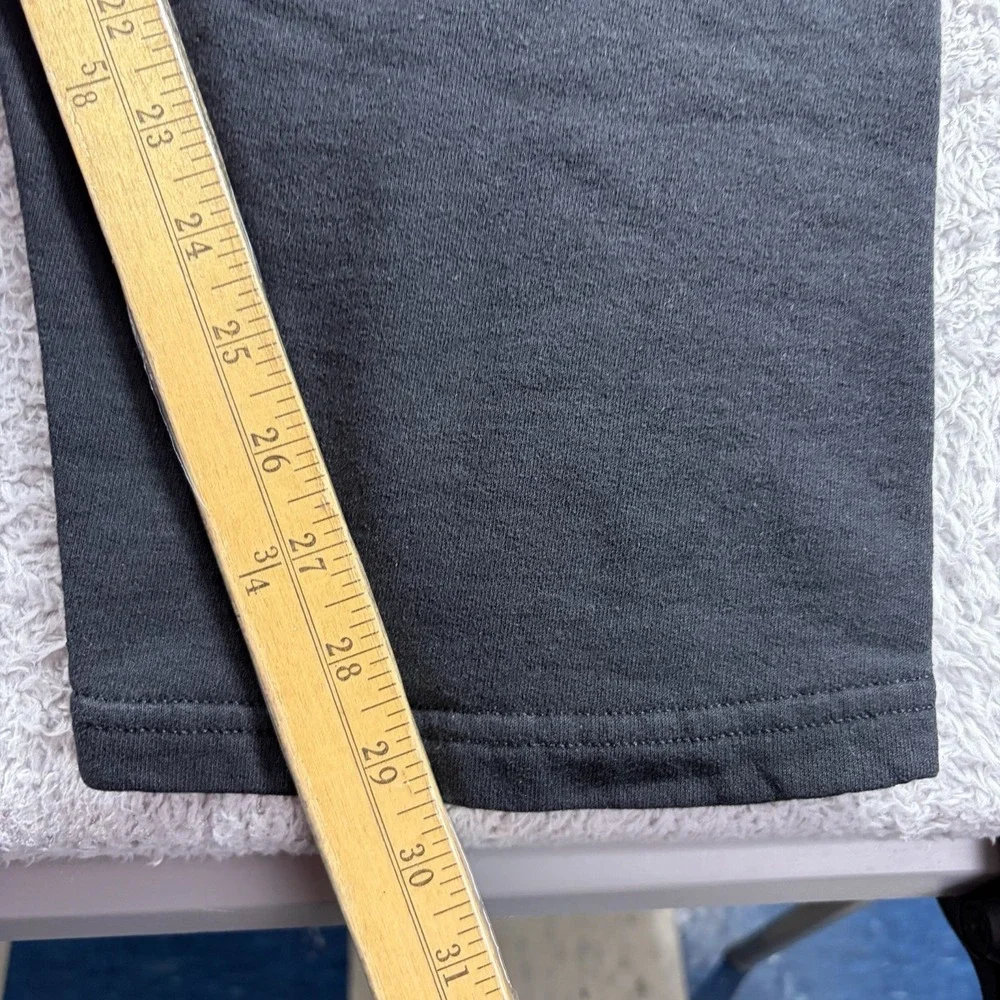 Hanes Sweatpants Mens XL Black Basic Minimal Straight Leg Comfort Lounge